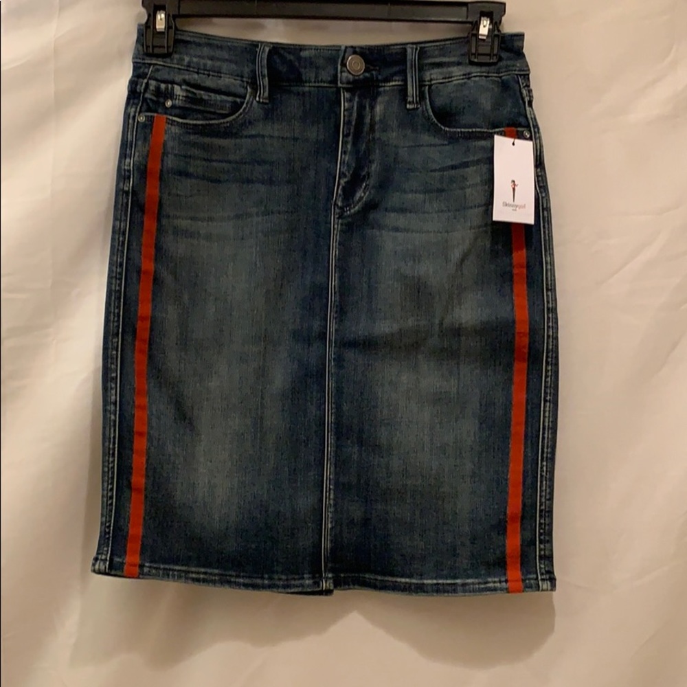 Skinny Girl Tuxedo Stripe Skirt 27